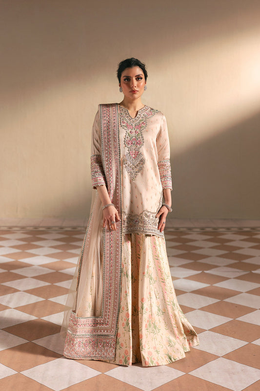 Afrozeh | Silk Muse 26 | Velaine - Luxury Dress - available at Maria Faisal in UK and USA.