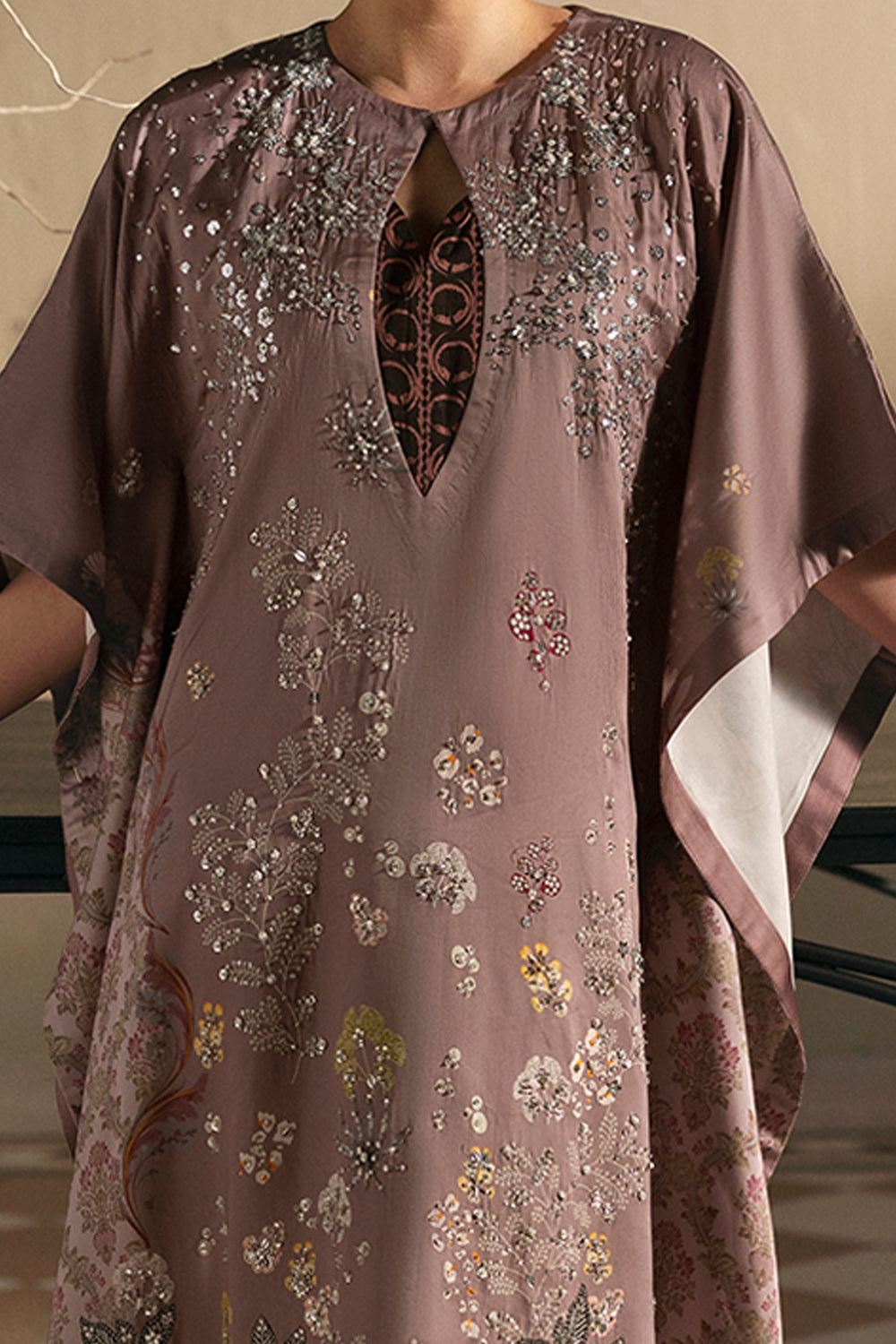 Afrozeh | Silk Muse 26 | Orvelle - Luxury Dress - available at Maria Faisal in UK and USA.