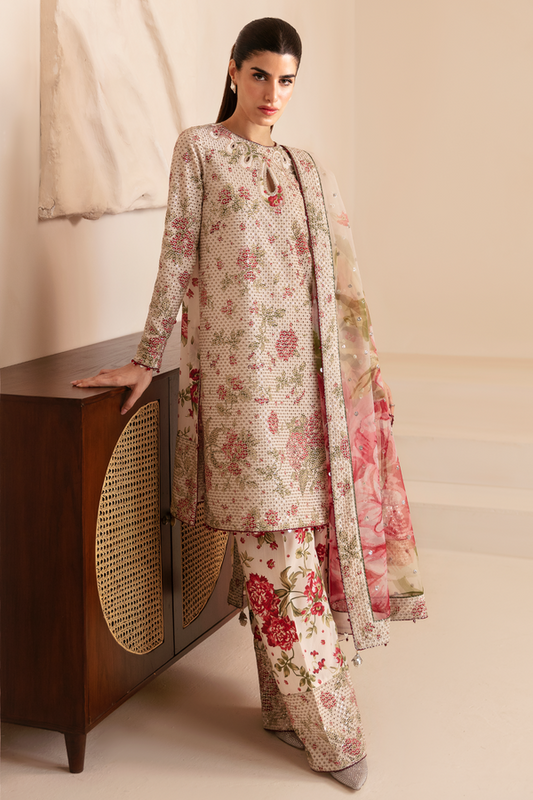 Jazmin | Formals Collection | Raw Silk UR-7034 - Ladies Clothes - Maria Faisal