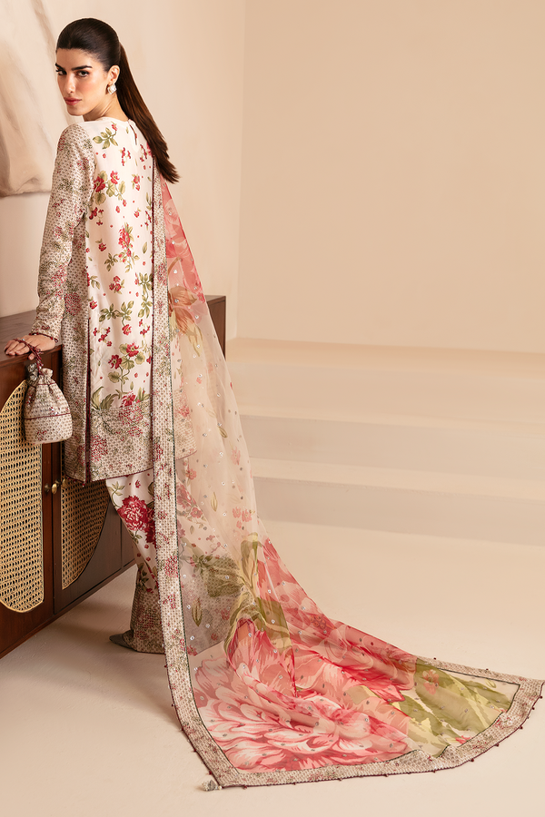 Jazmin | Formals Collection | Raw Silk UR-7034 - Ladies Clothes - Maria Faisal