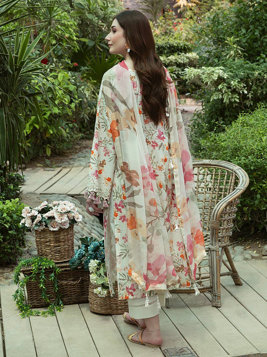 Izel | Oh Spring Lawn 25 | WISTERIA by Maria Faisal - Registered Vendor of : Izel - type : Ladies Clothes - 100% original wedding dresses