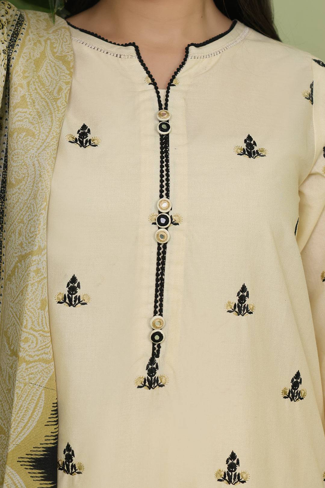 Zellbury | Unstitched 3 Piece Lawn | Embroidered Shirt Shalwar Dupatta - 1369 by Maria Faisal - Registered Vendor of : Zellbury Women - type : Essential Unstitched - 100% original wedding dresses