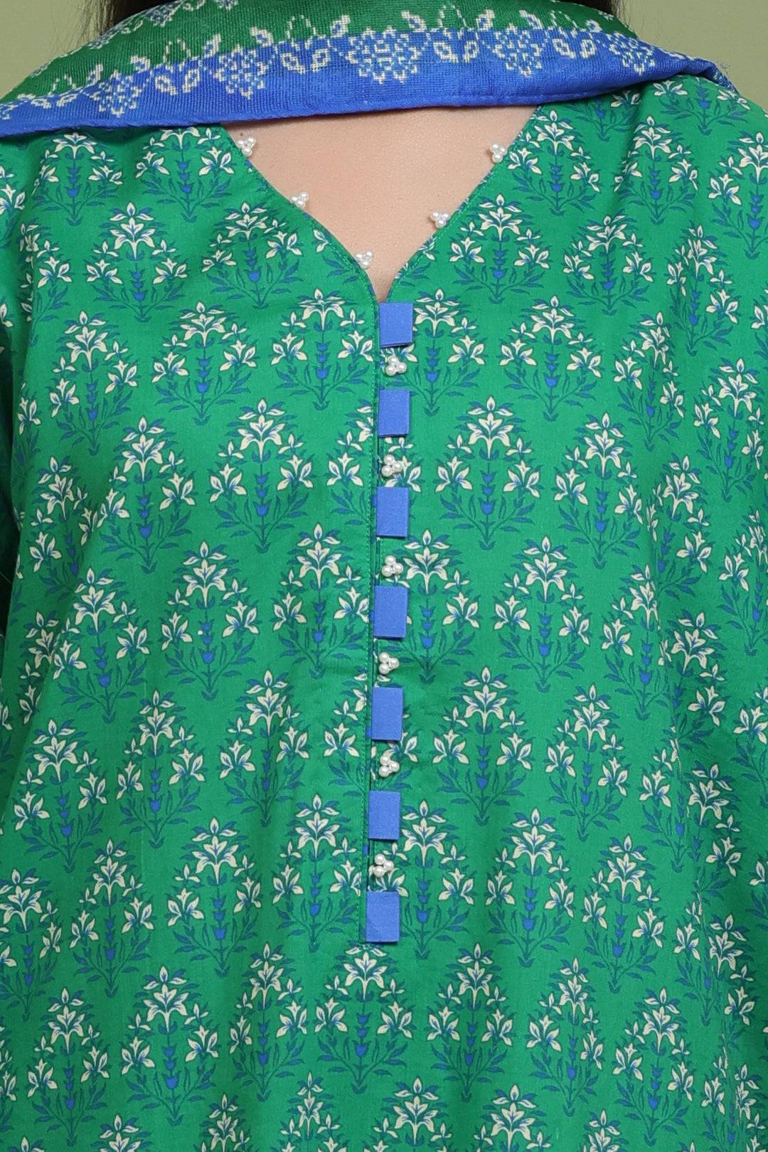 Zellbury | Unstitched 3 Piece Lawn | Shirt Shalwar Dupatta - 1697 by Maria Faisal - Registered Vendor of : Zellbury Women - type : Essential Unstitched - 100% original wedding dresses