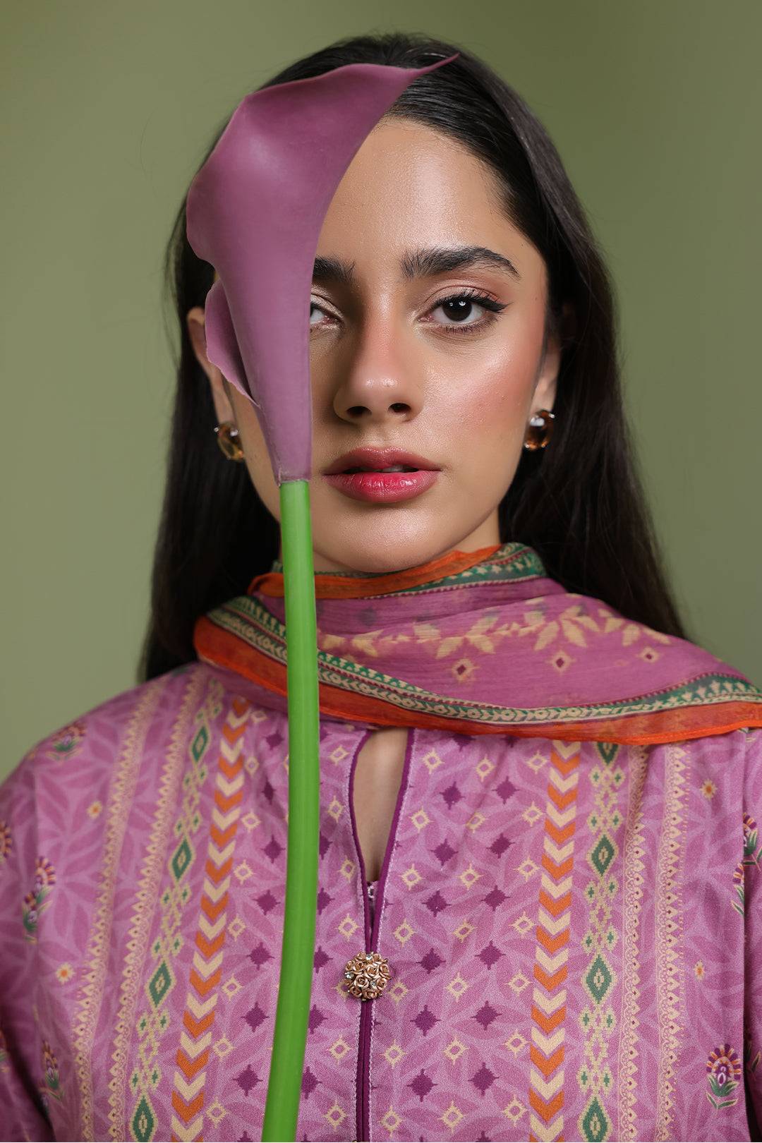 Zellbury | Unstitched 3 Piece Lawn | Shirt Shalwar Dupatta - 1718 by Maria Faisal - Registered Vendor of : Zellbury Women - type : Essential Unstitched - 100% original wedding dresses