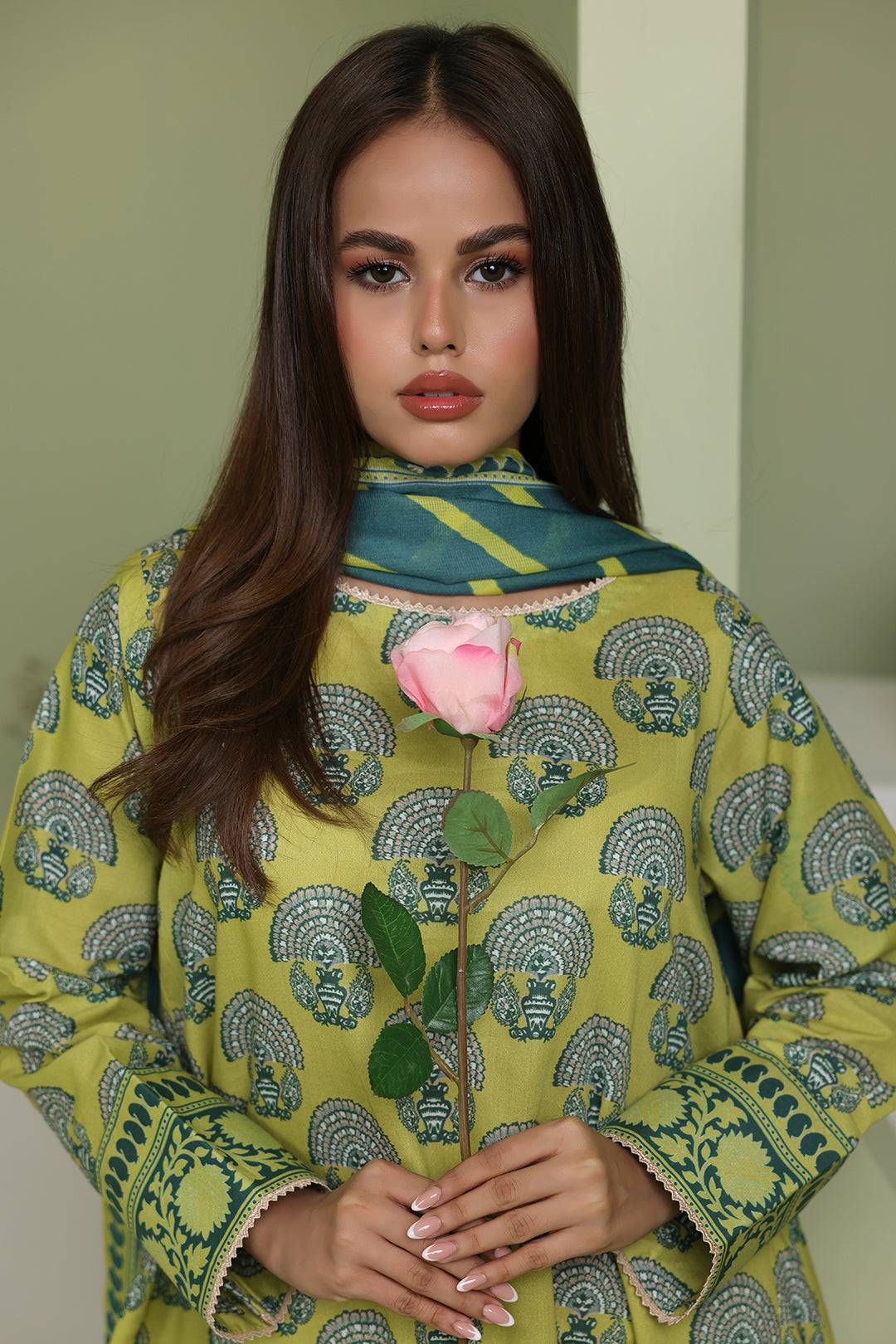 Zellbury | Unstitched 3 Piece Lawn | Shirt Shalwar Dupatta - 1720 by Maria Faisal - Registered Vendor of : Zellbury Women - type : Essential Unstitched - 100% original wedding dresses