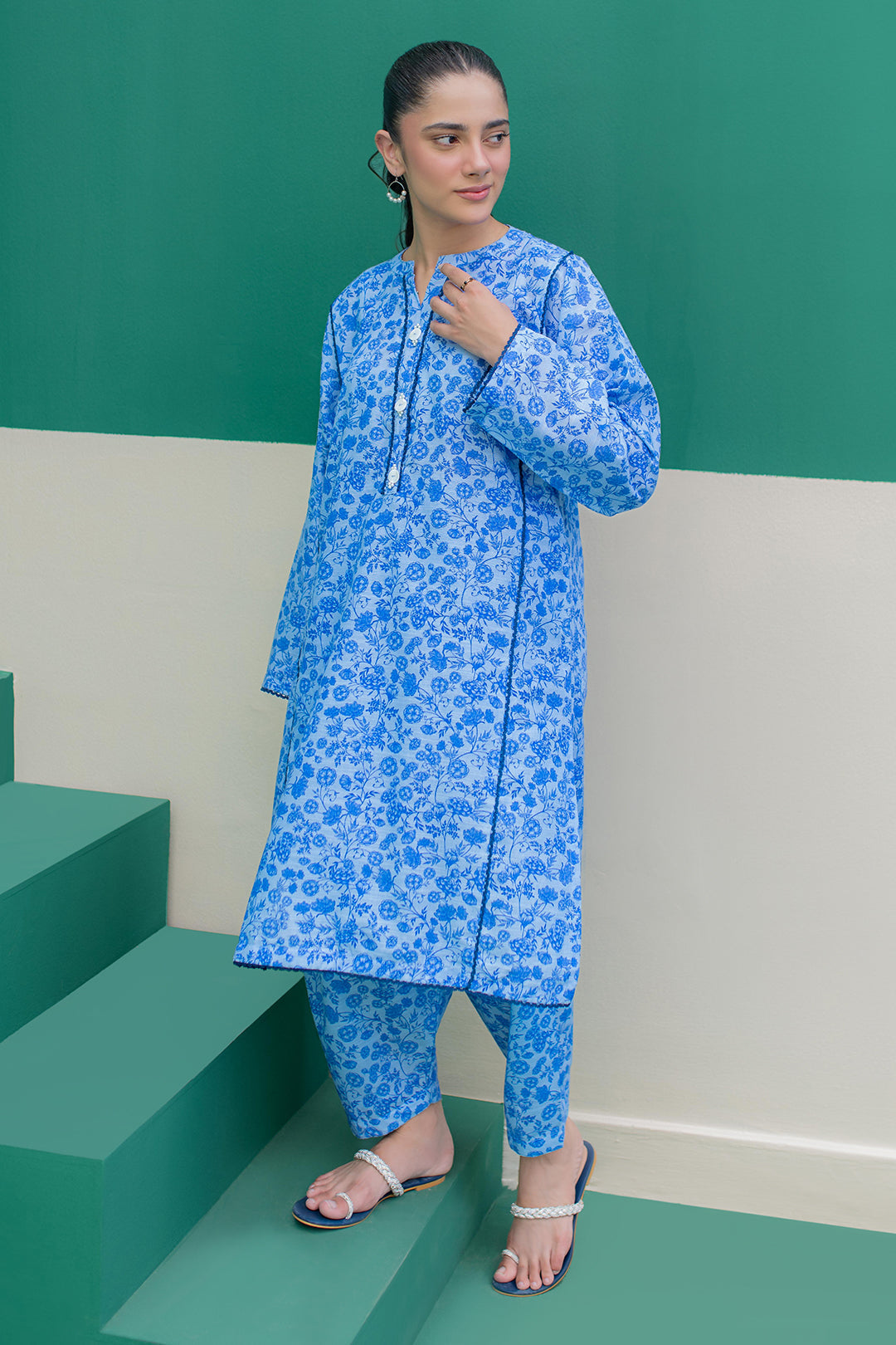 Zellbury | Winter Pret | Kurta Trouser - 3062 by Maria Faisal - Registered Vendor of : Zellbury Women - type : Essential Pret - 100% original wedding dresses