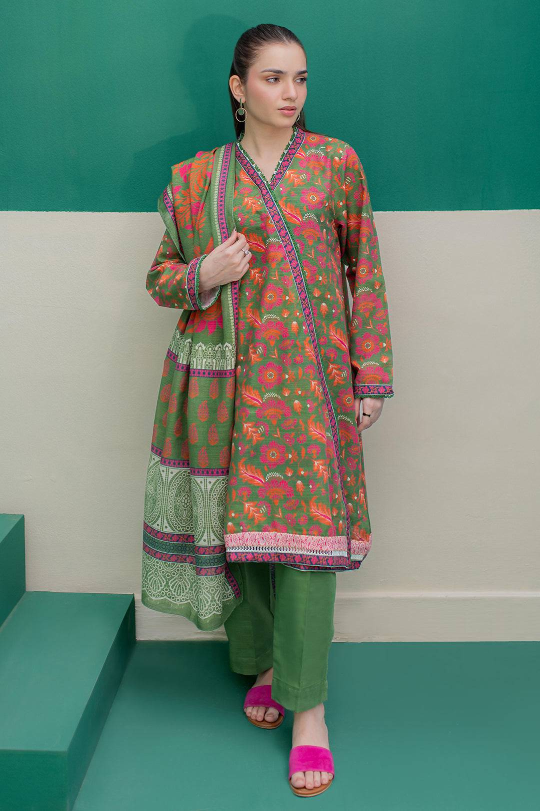 Zellbury | Winter Pret | Kurta Dupatta Trouser - 3088 by Maria Faisal - Registered Vendor of : Zellbury Women - type : Essential Pret - 100% original wedding dresses