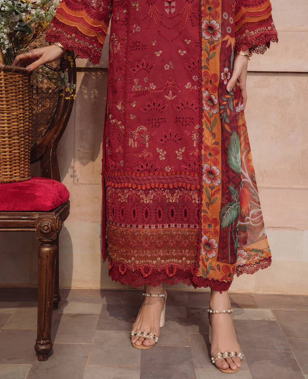 Xenia Formals | Lawn Collection 24 | Zeba - Ladies Clothes - Maria Faisal