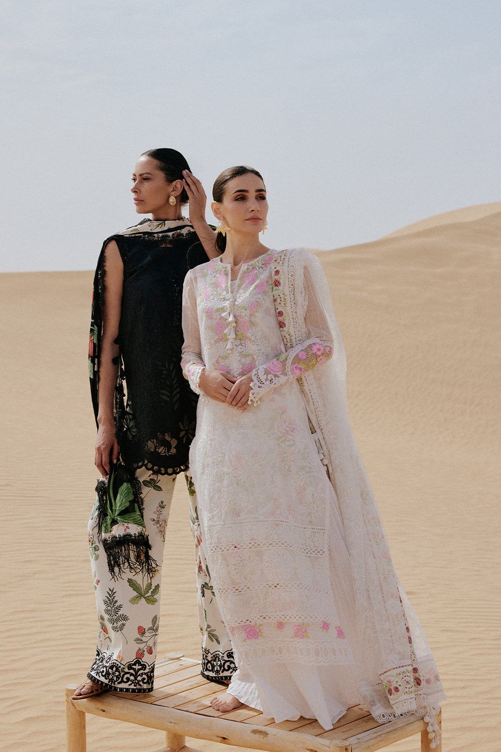 Saira Rizwan | Luxury Lawn 26 | DIARA-SRL26-07 - Dress - available at Maria Faisal in UK and USA.