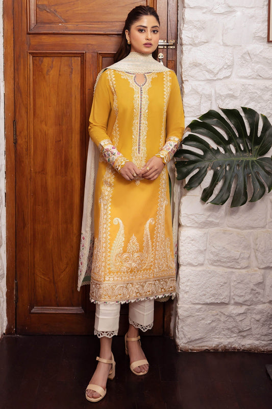 Zaha | Lawn 24 | FERYA (ZL24-06 A) - Ladies Clothes - Maria Faisal