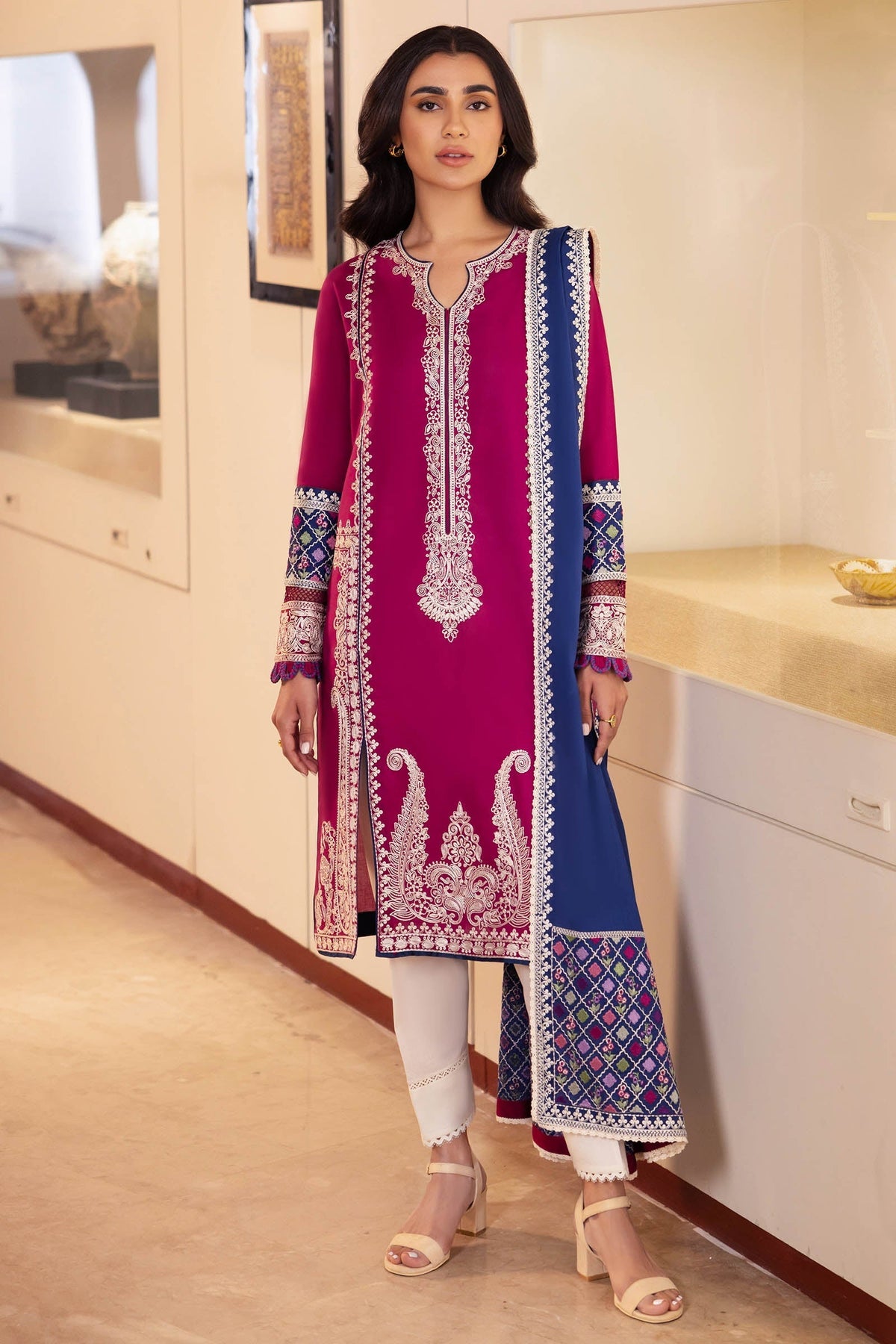 Zaha | Lawn 24 | FERYA (ZL24-06 B) - Ladies Clothes 