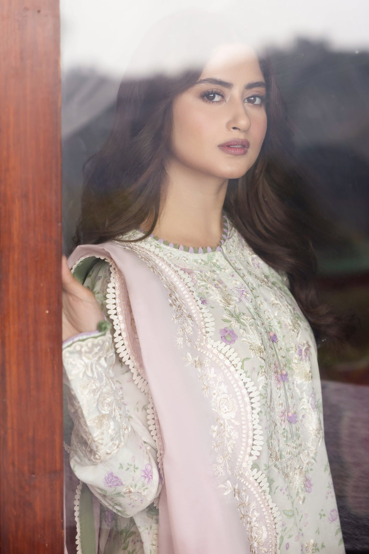 Zaha | Lawn 24 | LEYLA (ZL24-12 B) - Ladies Clothes - Maria Faisal