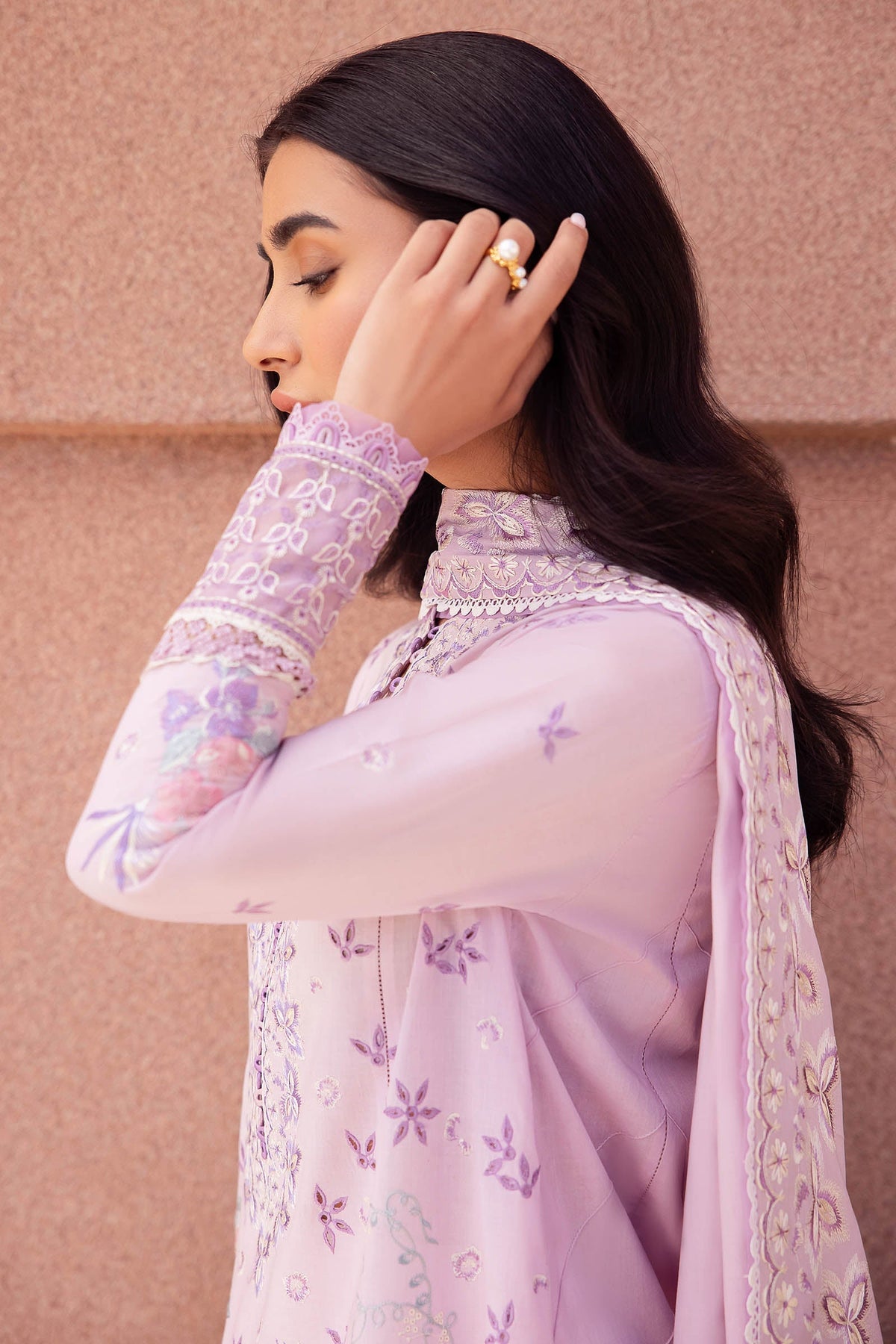 Zaha | Lawn 24 | ELA (ZL24-01 A) - Ladies Clothes 
