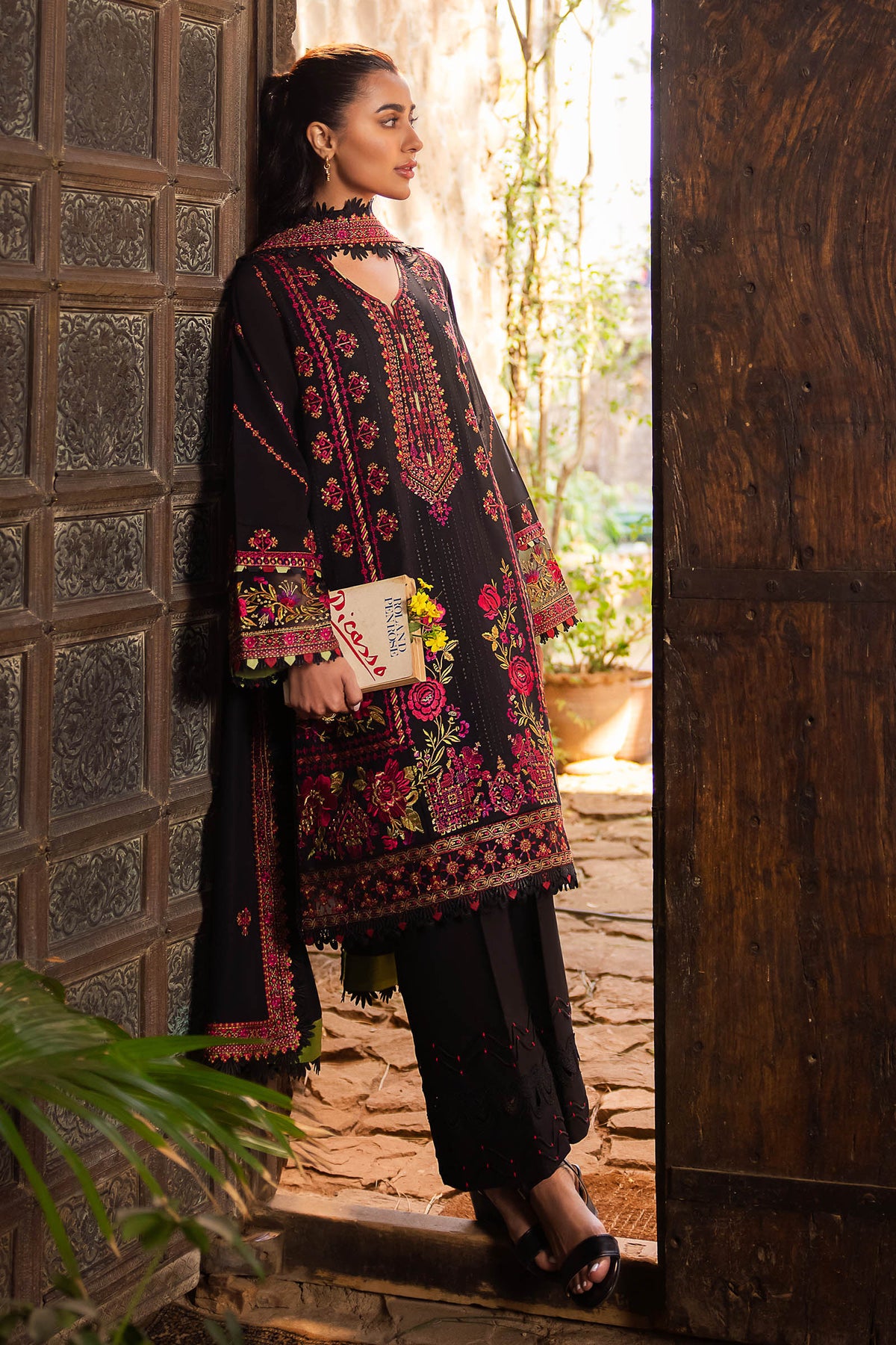 Zaha | Lawn 24 | ZEL (ZL24-08 B) - Ladies Clothes - Maria Faisal
