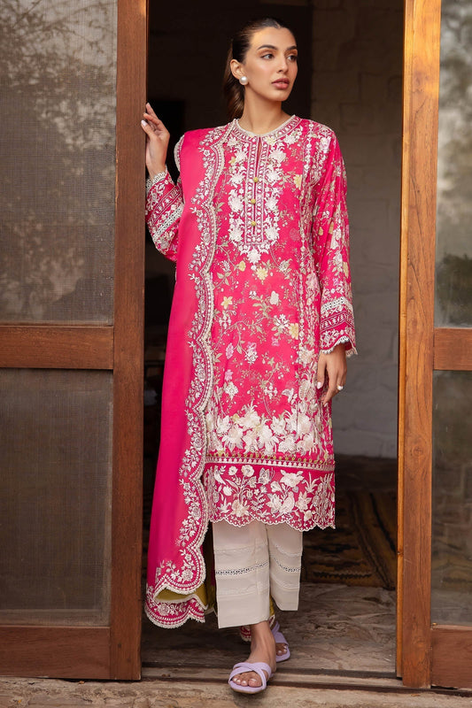 Zaha | Lawn 24 | LEYLA (ZL24-12 A) - Ladies Clothes - Maria Faisal