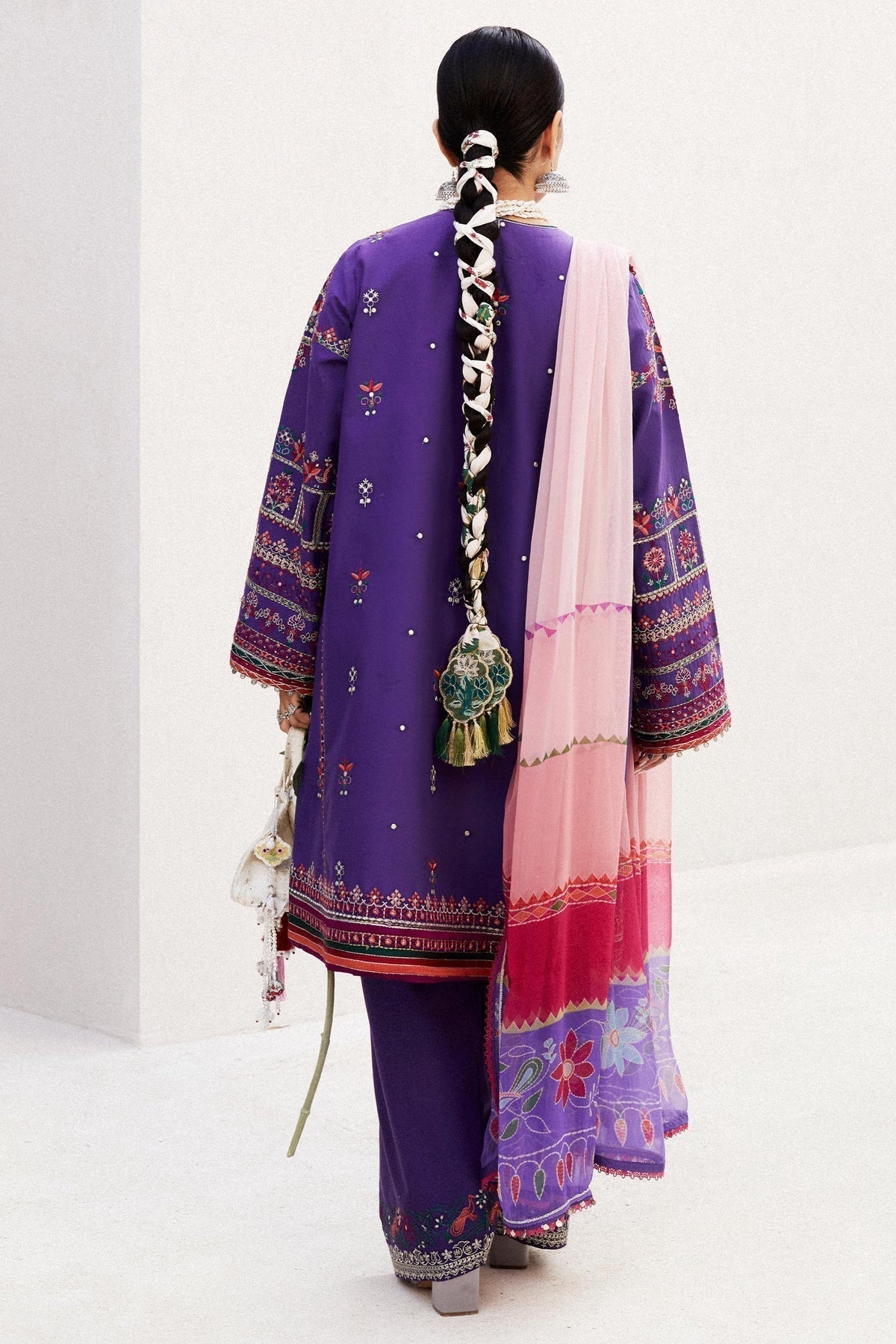 Zara Shahjahan | Luxury Lawn 24 | LAMIA-7B - Ladies Clothes - Maria Faisal