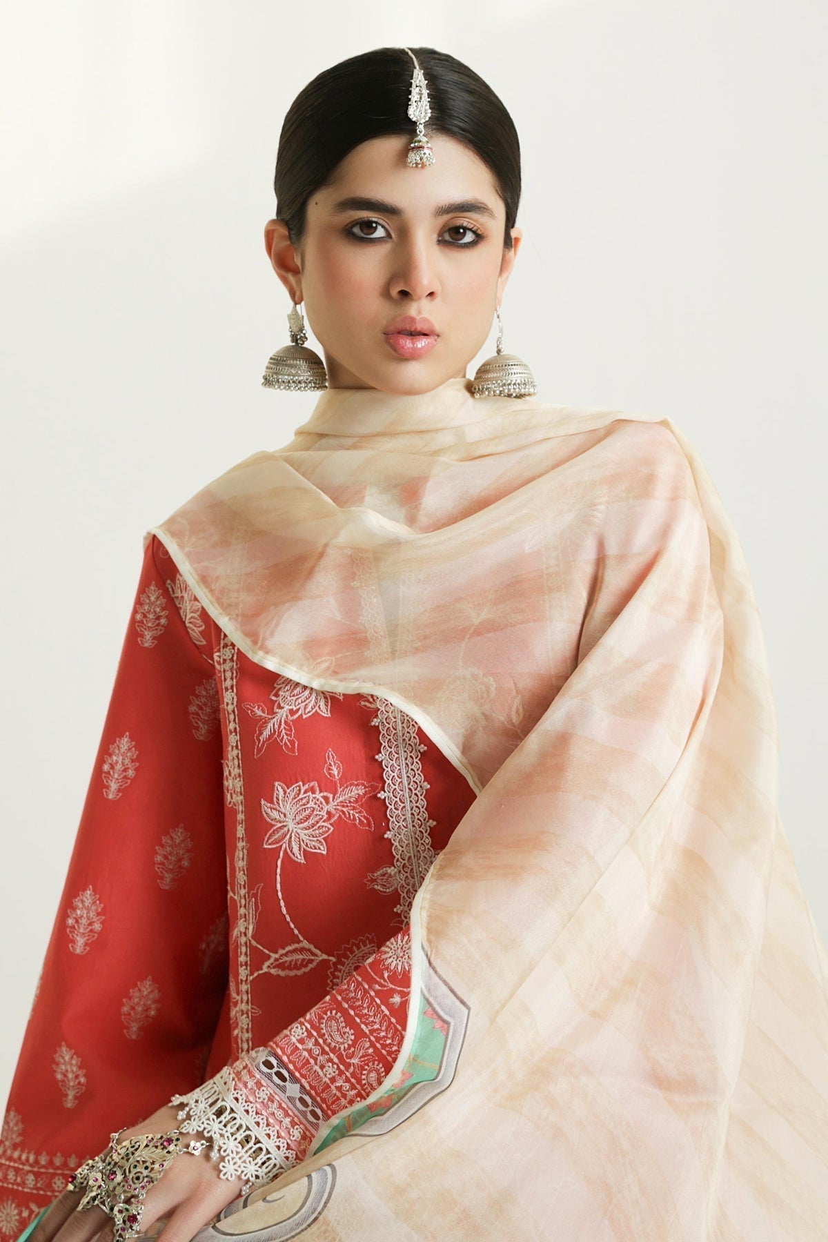 Zara Shahjahan | Luxury Lawn 24 | MAHI-1A - Ladies Clothes - Maria Faisal