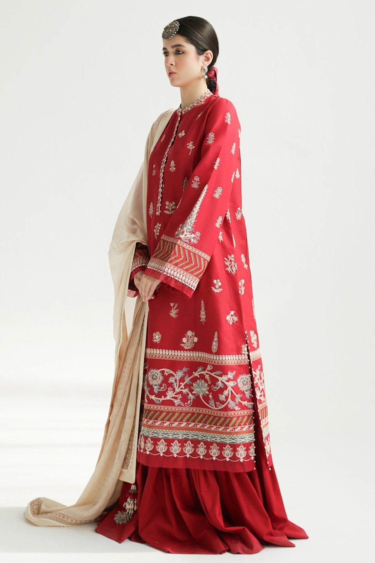 Zara Shahjahan | Luxury Lawn 24 | MYRA-14A - Ladies Clothes - Maria Faisal