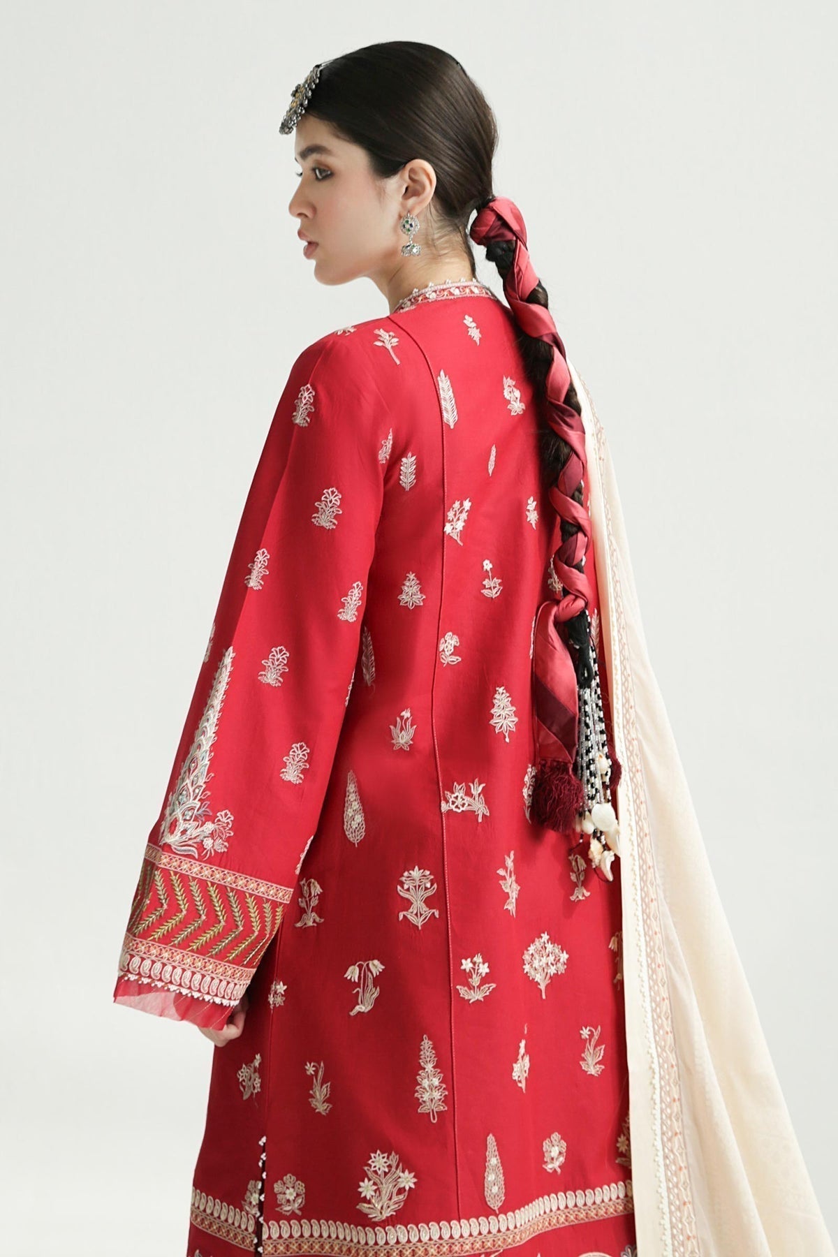 Zara Shahjahan | Luxury Lawn 24 | MYRA-14A - Ladies Clothes - Maria Faisal