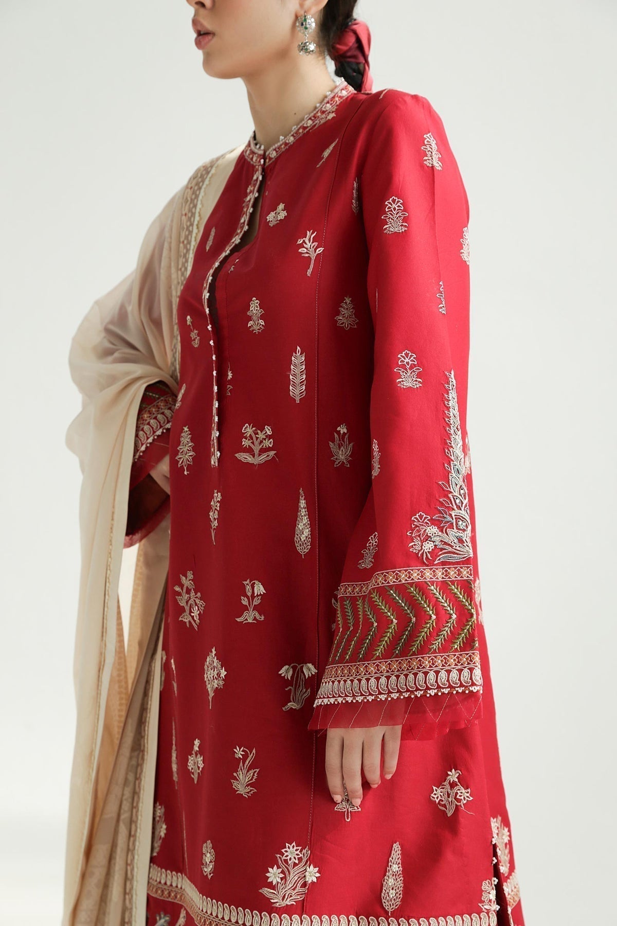 Zara Shahjahan | Luxury Lawn 24 | MYRA-14A - Ladies Clothes - Maria Faisal