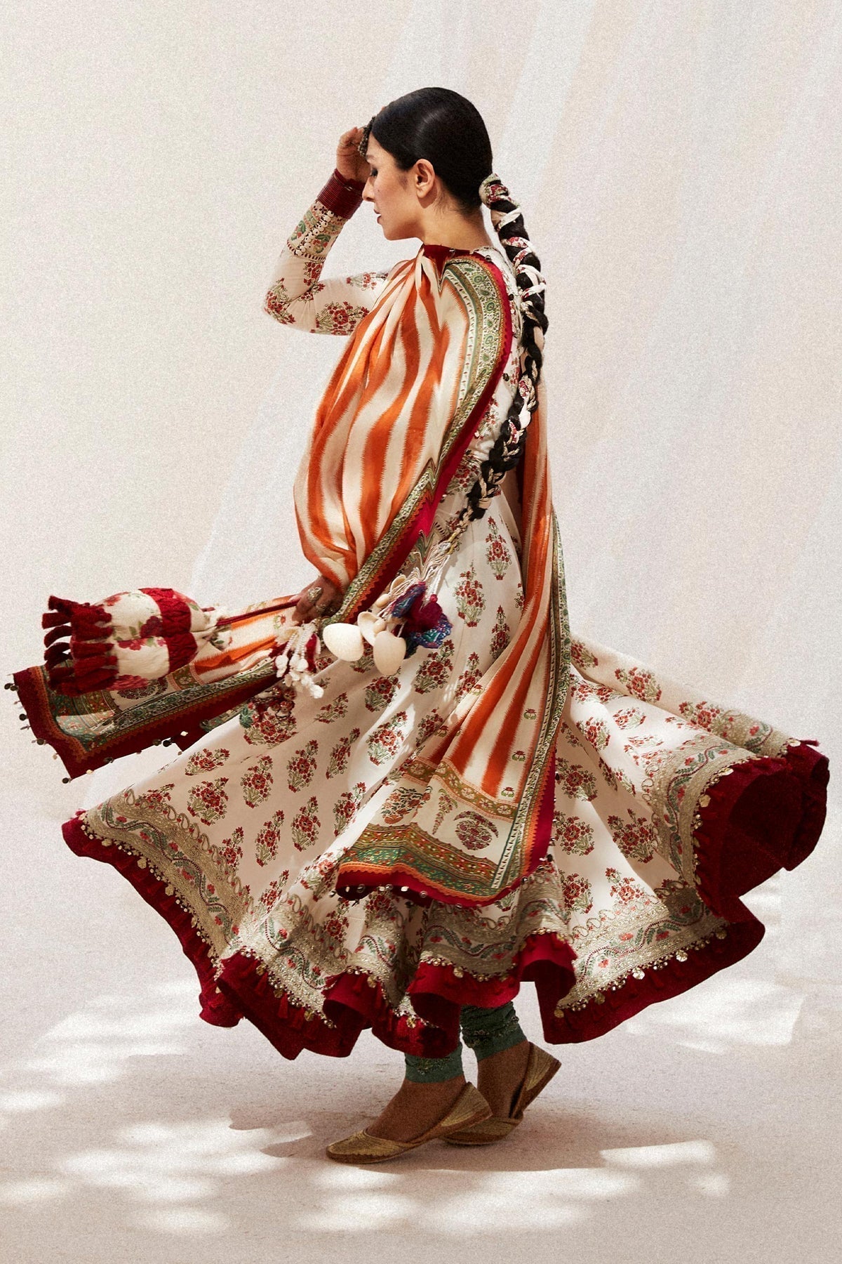 Zara Shahjahan | Luxury Lawn 24 | ANARKALI-11B - Ladies Clothes - Maria Faisal