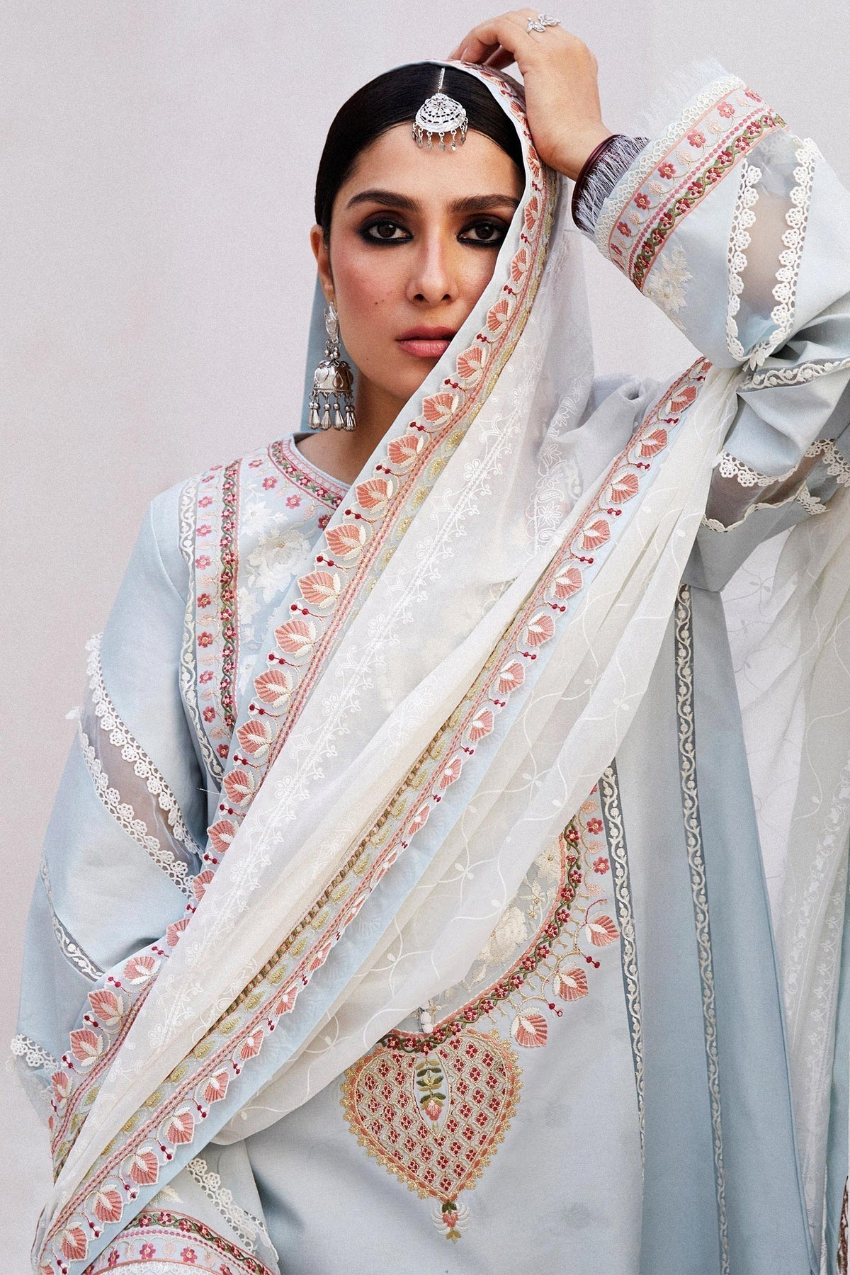Zara Shahjahan | Luxury Lawn 24 | DILARA-15B - Ladies Clothes - Maria Faisal