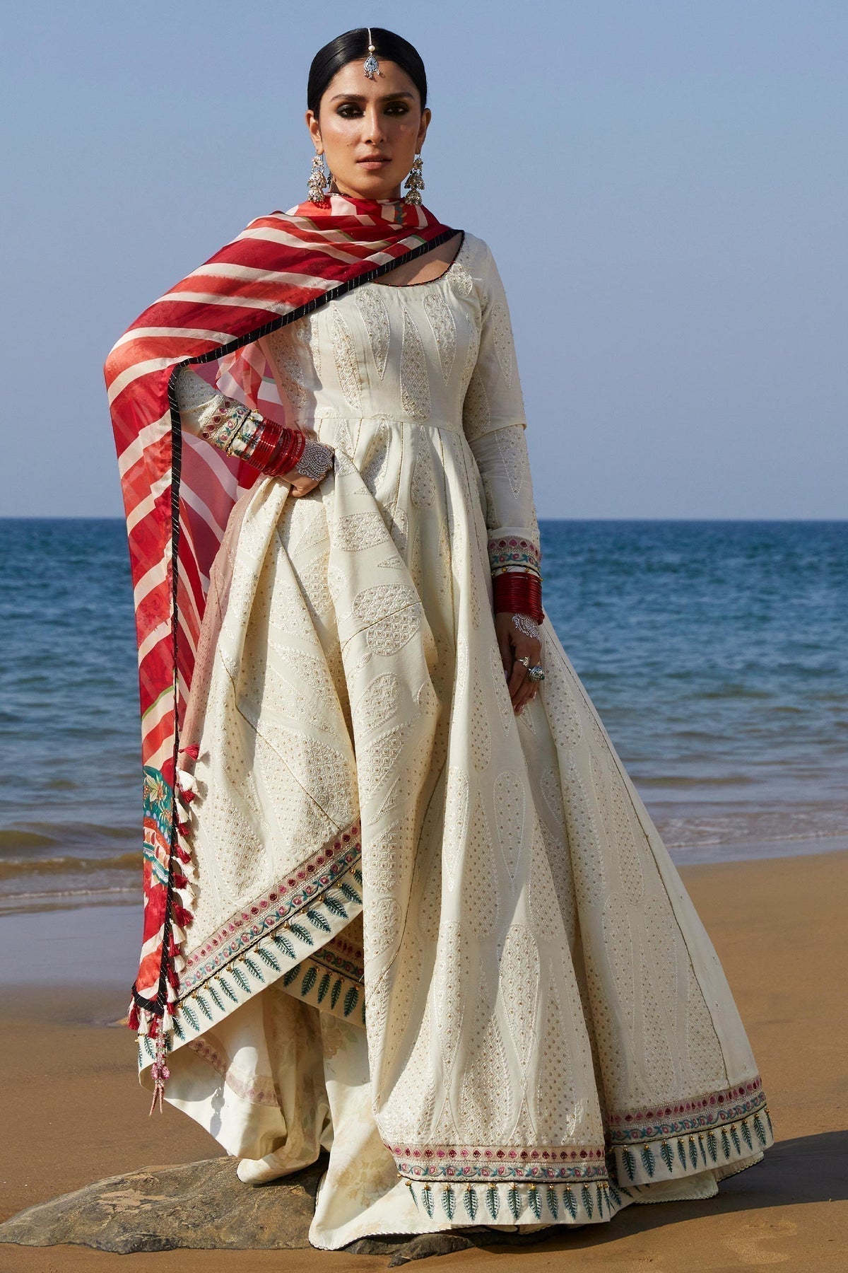 Zara Shahjahan | Luxury Lawn 24 | AAINA-8A - Ladies Clothes - Maria Faisal