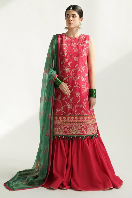 Zara Shahjahan | Luxury Lawn 24 | KORINA-3B - Ladies Clothes - Maria Faisal
