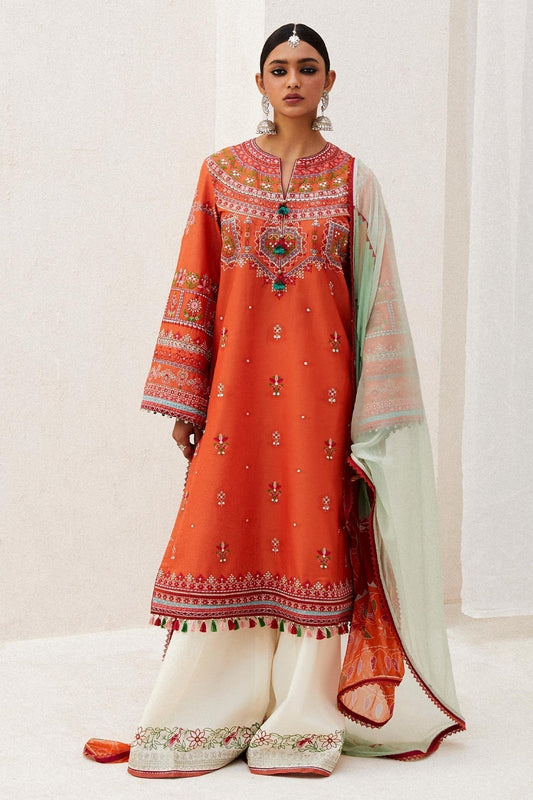 Zara Shahjahan | Luxury Lawn 24 | LAMIA-7A - Ladies Clothes - Maria Faisal