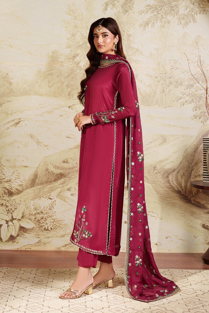 Zarif | Saheera Luxe 25 | ZRF-SHE-02 Shamma - Formal Dress - available at Maria Faisal in UK and USA.