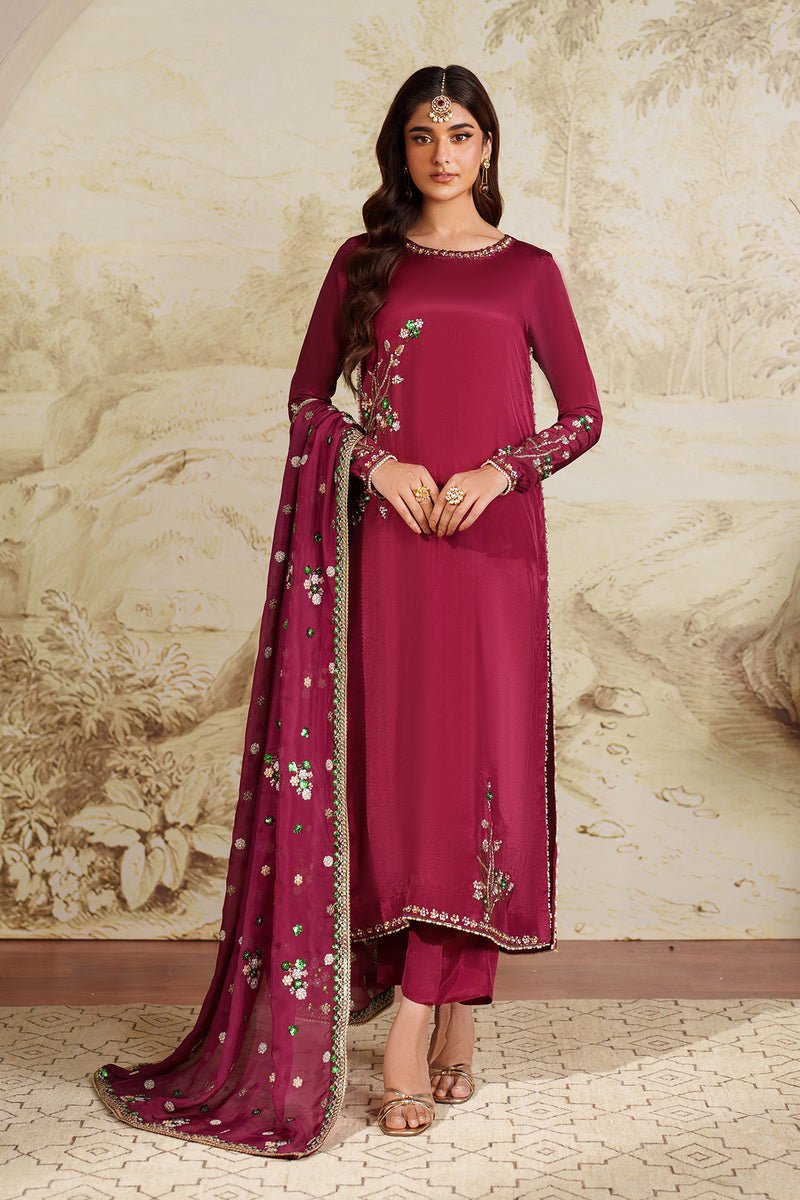 Zarif | Saheera Luxe 25 | ZRF-SHE-02 Shamma - Formal Dress - available at Maria Faisal in UK and USA.