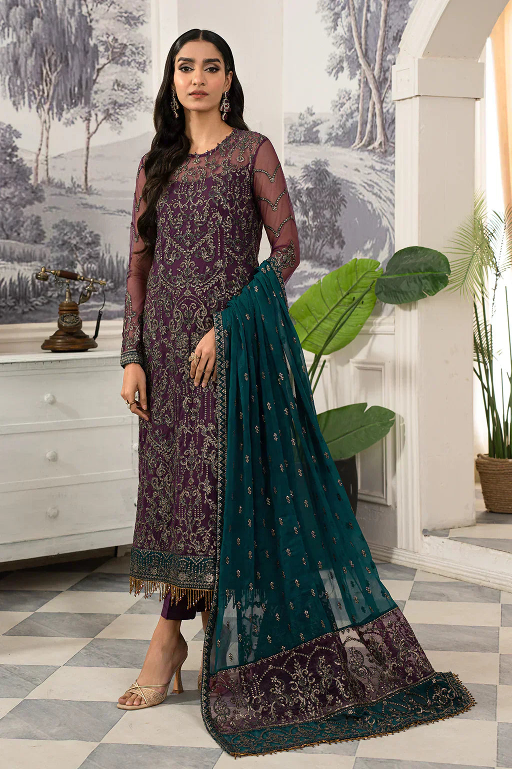 Zarif | Afsanah Formal Edit 24 | ZAF 07 MUSHQ - Wedding Dress - Maria Faisal