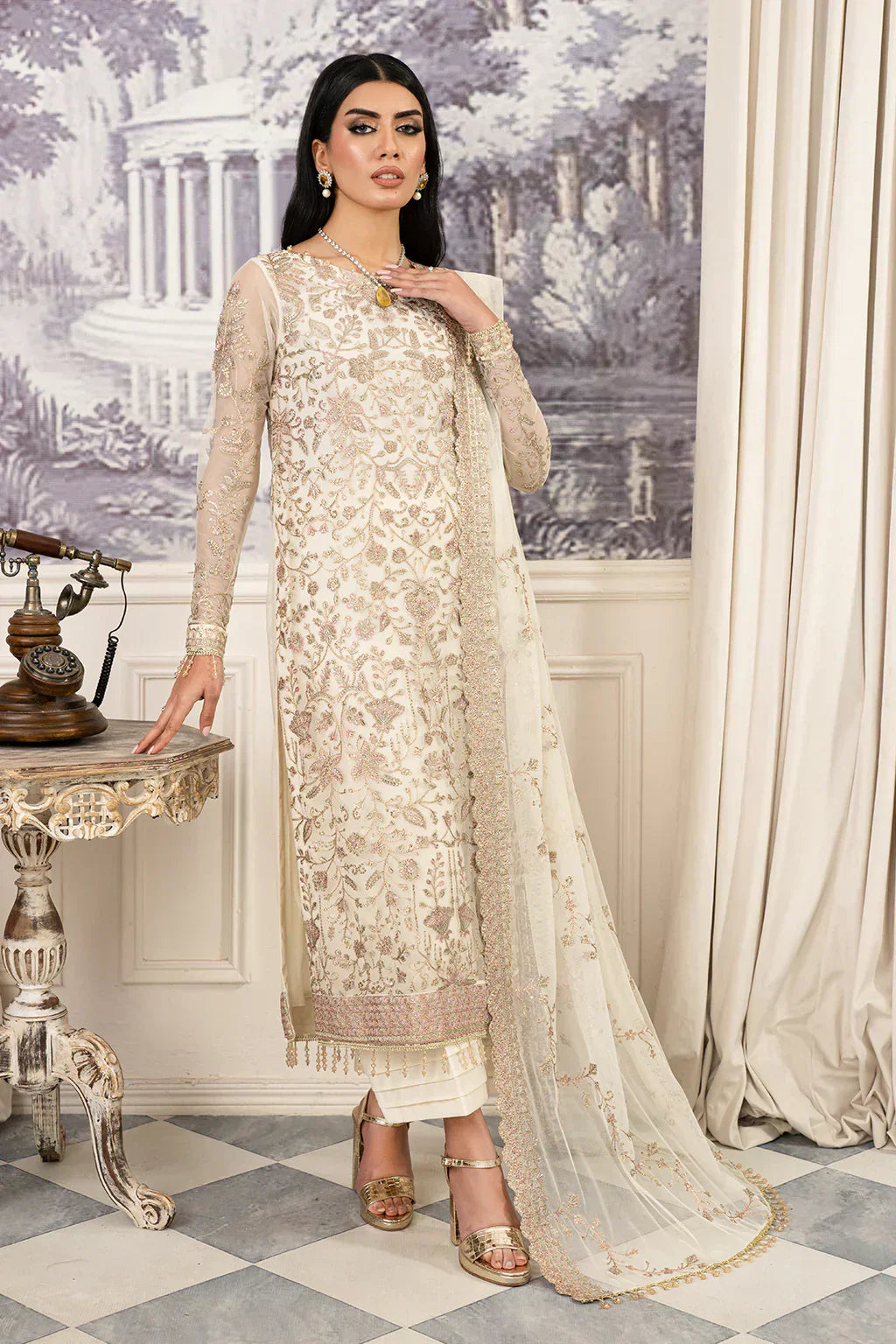 Zarif | Afsanah Formal Edit 24 | ZAF 03 NEELAM - Wedding Dress - Maria Faisal