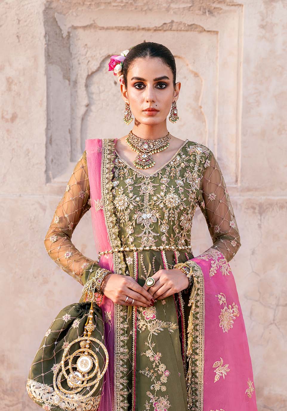 Zarqash | Arzoo Festive Collection | Gulbahar - Wedding Dress - available at Maria Faisal in UK and USA