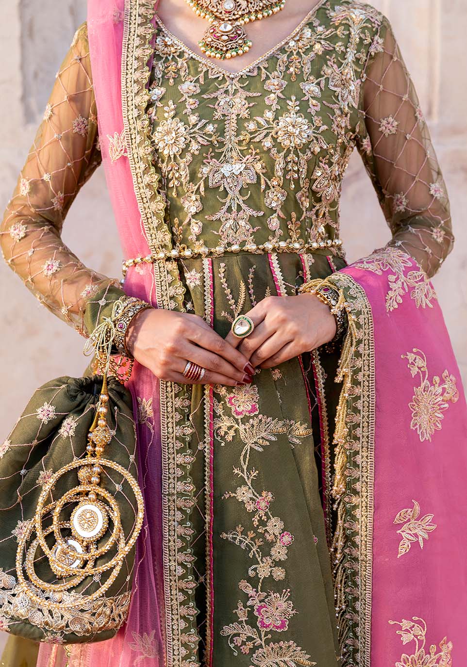Zarqash | Arzoo Festive Collection | Gulbahar - Wedding Dress - available at Maria Faisal in UK and USA