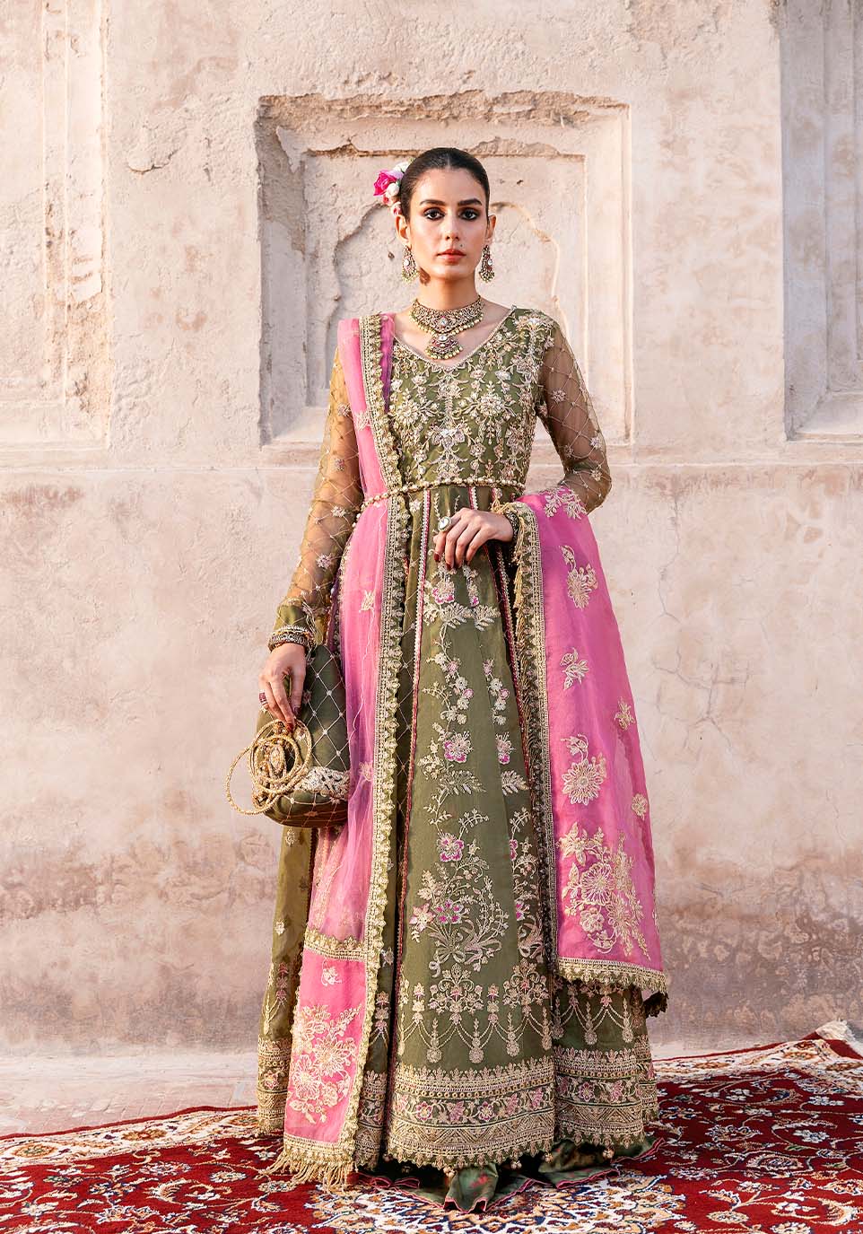 Zarqash | Arzoo Festive Collection | Gulbahar - Wedding Dress - available at Maria Faisal in UK and USA