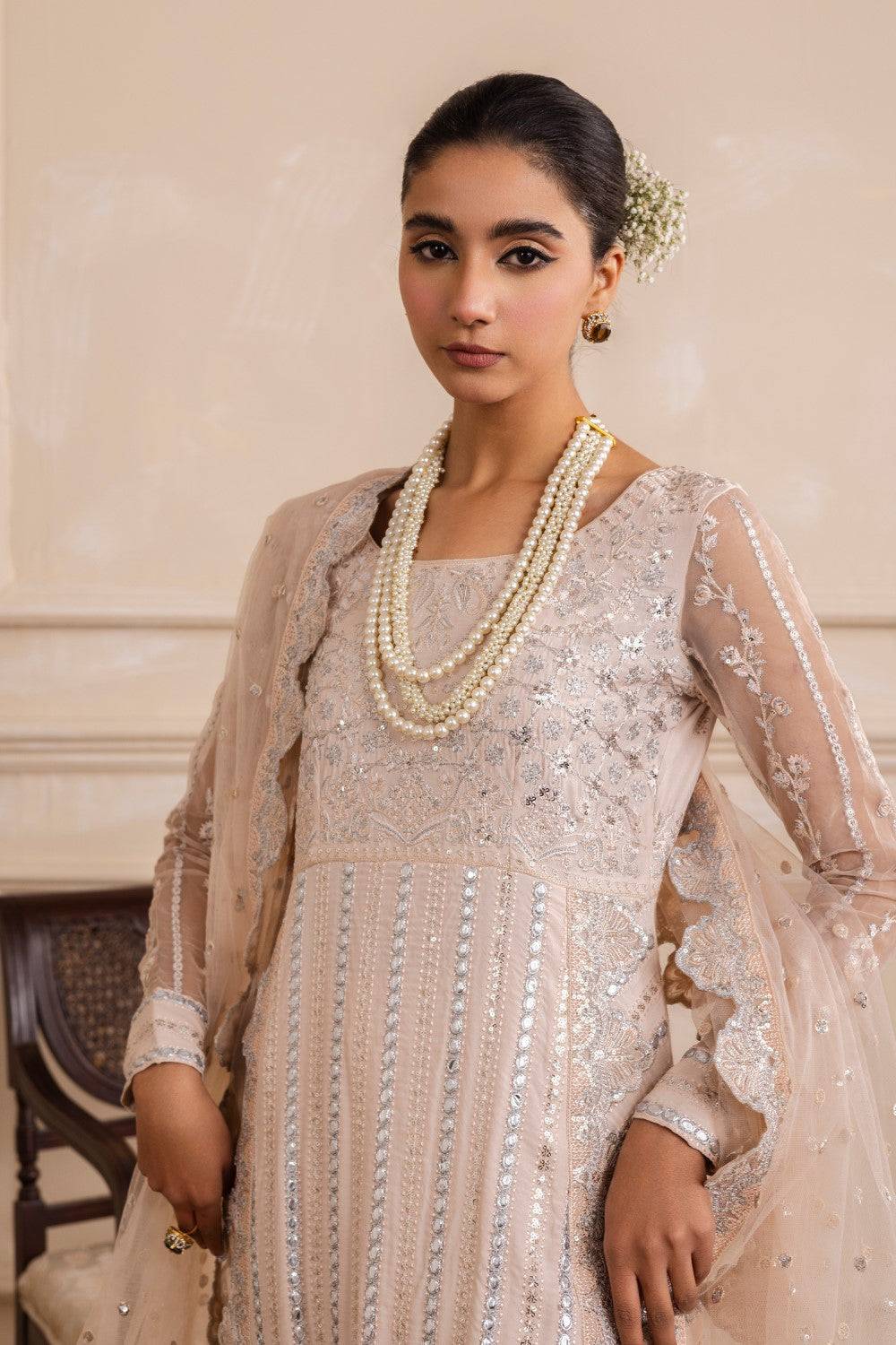 Maryum N Maria | Izara Formals | ZAYNA - MW40037 by Maria Faisal - Registered Vendor of : Maryum N Maria - type : Ladies Clothes - 100% original wedding dresses
